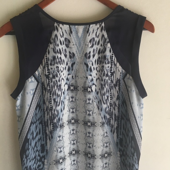 cAbi animal print top fully lined size small - Picture 9 of 10